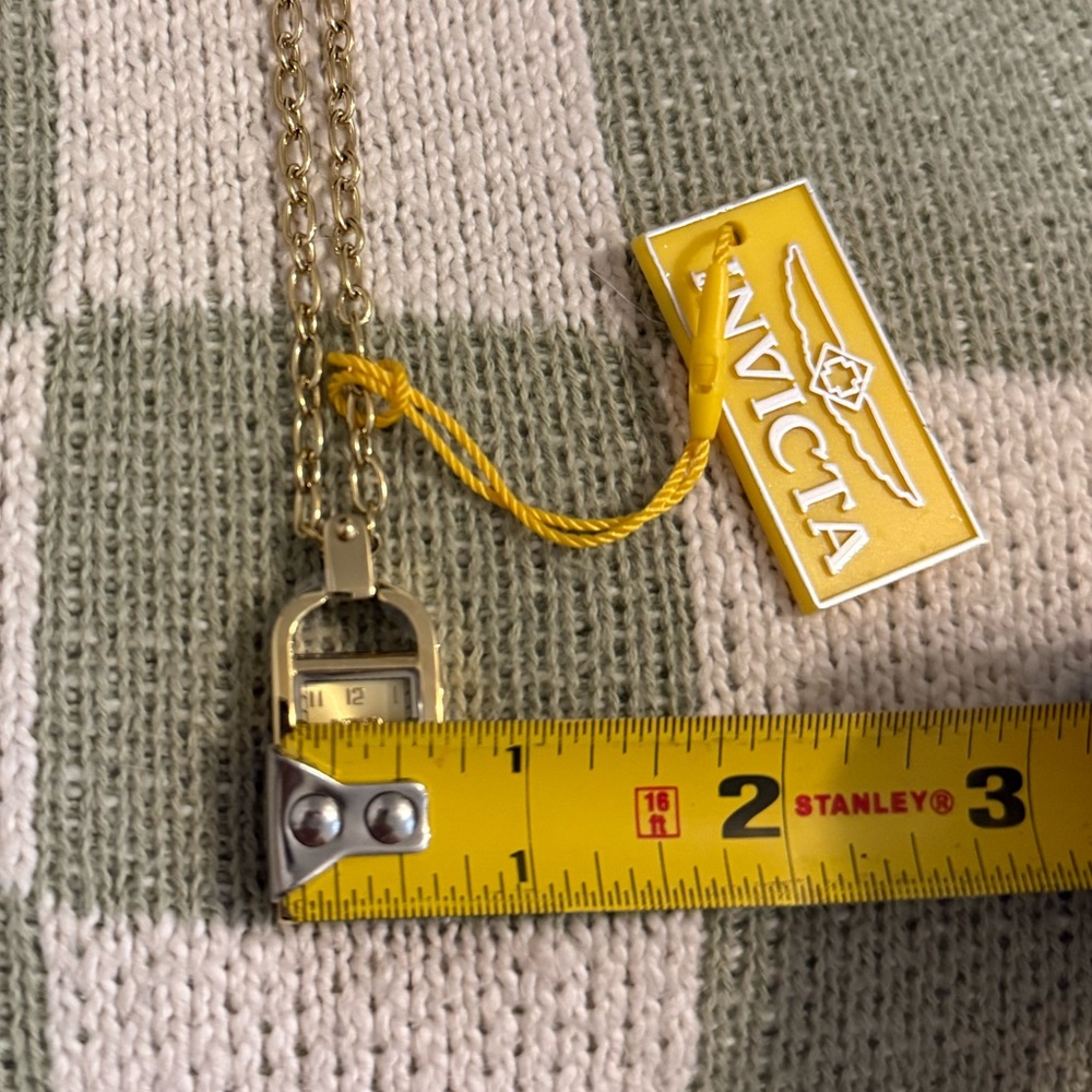 Invicta Mini Angel Women's Necklace Watch - 17.5mm, Gold (49935) - Picture 3 of 5